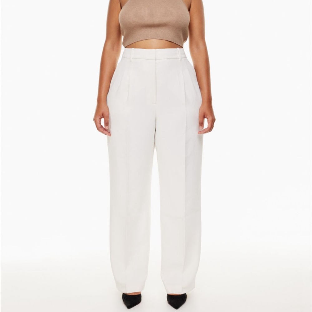 Aritzia white effortless pants